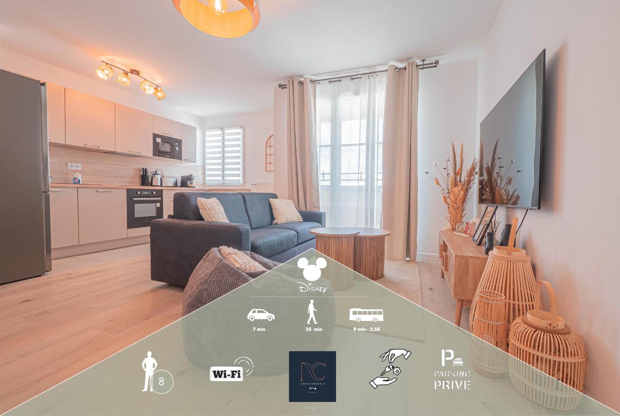 Disneyland-Paris - 8 Personnes, Wifi, Parking Serris Ngoại thất bức ảnh